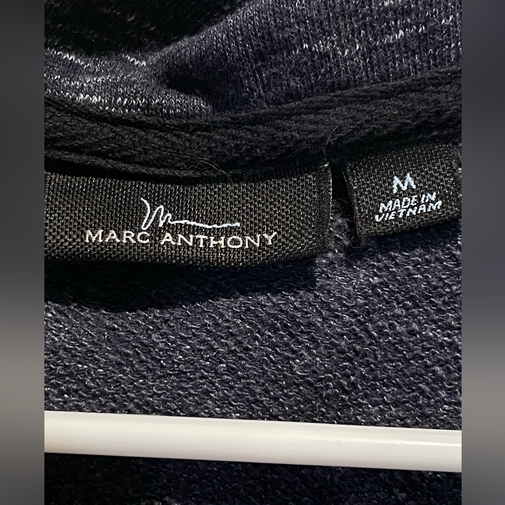 Mens Marc Anthony Sweater, Dark Blue, Size Medium - Picture 4 of 6